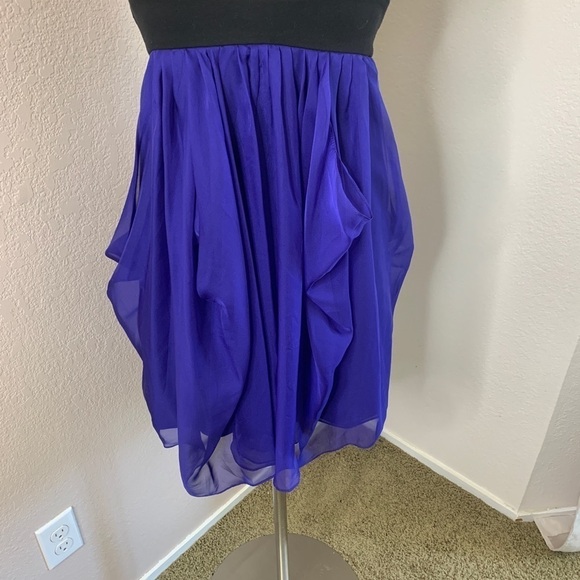 La Rok New With Tags Strapless Chiffon Dress Size Medium - Picture 6 of 15